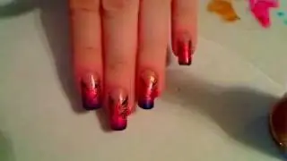 Eye catching nail art.