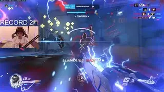 SUPER INSANE NANO WINSTON GAMEPLAY OVERWATCH SEASON 32 TOP 500