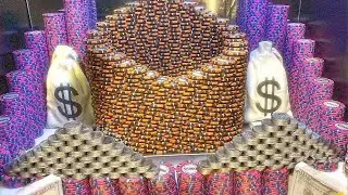 🤬WE LOST $100,000,000.00 THEN THIS HAPPENED! HIGH RISK COIN PUSHER MEGA MONEY JACKPOT! (MUST SEE)