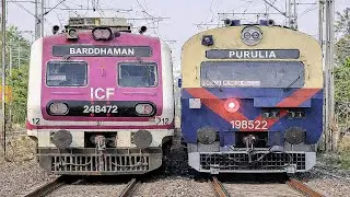 Epic Local Train Gathering! Various EMU & MEMU Trains in One Frame | Indian Railways
