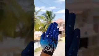 Hand painting #face painting idea#shorts