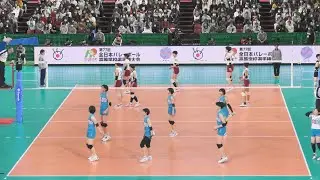 第3セット 共栄学園 - 下北沢成徳《 2025 決勝 》春の高校バレー