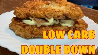 LOW CARB KFC Double Down - Chicken Burger