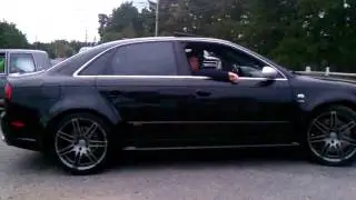 Audi B8 RS4 quick acceleration on street