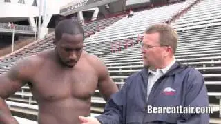 Interview with Alex Daniels following his 2010 pro day workout