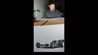 Drawing a rally cross monster LIVE