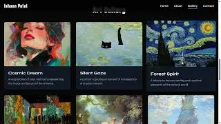 Modern Creative Artist Portfolio Template