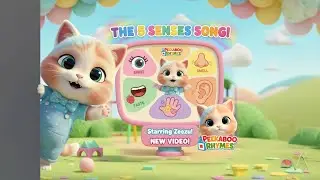 Five Senses Song | Five Senses Help Us Everyday | Nursery Rhymes & Kids Songs | Peekaboo Rhymes