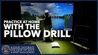 Упражнения для гольфа, которые можно выполнять дома: упражнение с подушкой