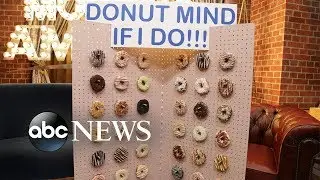 How to pull off a DIY donut wall