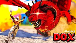 Intense ARK DOX Mod Survival on Crystal Isles! Can I Survive? | ARK Gameplay