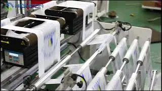 Plastic T-shirt Bag On Roll Making Machine Coreless