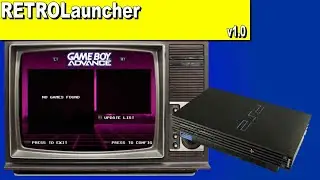 RETROLauncher (Launcher Enceladus for Retroarch,POPStarter, Neutrino and wLaunchELF ISR) v1.0