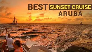 SUNSET CRUISE in ARUBA 🇦🇼 Catamaran Booze Cruise!