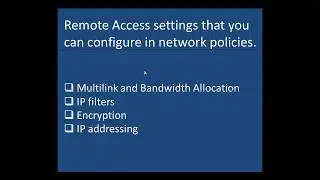 Network Policy Server Vpn and Dial up connection settings - Etechtraining.com