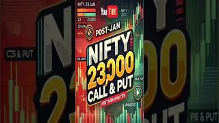 Post-Market Analysis: NIFTY 23 Jan 23000 Call & Put Breakdown| #nifty