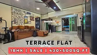 1BHK Terrace Flat For Sale At Mira Road | 500Sq.Ft Carpet Terrace