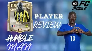 N'GOLO KANT&Eacute; REVIEW 🐐 | GLORIOUS ERAS EVENT | BEST CDM ? | FC MOBILE | HINDI PLAYER REVIEW 🎮