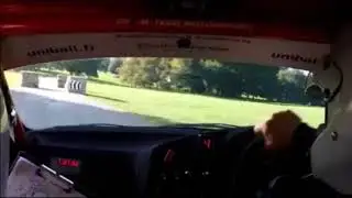 UK Rally car collision with Photographer