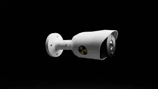 Security Camera 3D Animation | Realistic Surveillance Tech Render in 4K