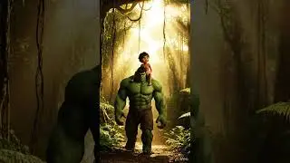 True Friendship 💚 Hulk Saved Mogli #hulk #shorts #avengers #marvel #cartoon