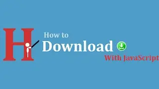 How to download a file with JavaScript?