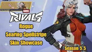 Rogue | Rogue Searing Spellstripe Skin Showcase | Marvel Rivals Gameplay Season 5.5