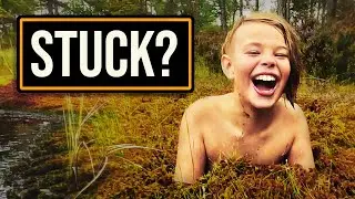 Kids vs. Swamp &ndash; Forest Adventure in Sweden - Bushcraft overnighter 