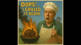 Oops!..I Grilled It Again 🍗 | Blues BBQ Song for Backyard Barbecue Vibes