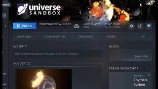 downloading old universe sandbox bc why not?