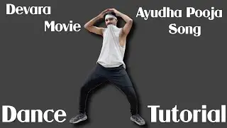 Ayudha Pooja Dance Tutorial song | #devara #ntr #anirudh #janhvikapoor #massdance