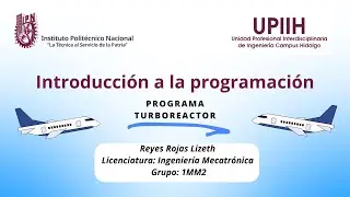 Programa en C Turboreactor Lizeth Reyes Rojas 1MM2