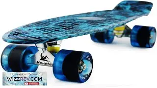 Skateboards Complete 22 Inch Mini Cruiser Retro Skateboard for Kids Boys Youths Review
