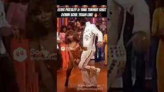 Elvis Presley & Tina Turner SHUT DOWN Soul Train Line 🔥💃🏽 #shorts #viral #elvispresley