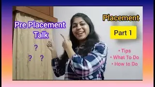 Part 1- Placement Preparedness- Pre Placement Talk #placement #collegeplacement #preplacementtalk