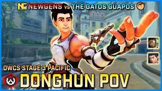 [ D0nghun ] FIRST LOOK at PRO WUYANG play | Newgens vs The Gatos Guapos | OWCS Pacific Stage 3