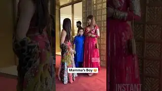 Nisha Rawal with son Kavish - He&rsquo;s Momma&rsquo;s Boy for sure ❤️@instantbollywood1  #shorts