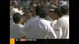 Zaheer Khan Cartwheeling Stumps of Jacques Rudolph