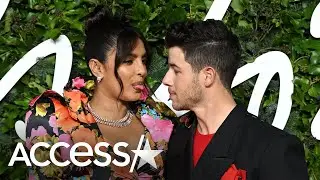 Nick Jonas Makes Priyanka Chopra Giggle at Fashion Awards Date Night