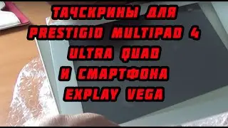 Тачскрины для Prestigio Multipad 4 Ultra Quad и смартфона Explay Vega.