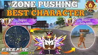 Zone push character combination| zone survive best character skill | free fire combination |zonepush