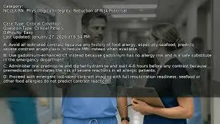 Reduction of Risk Potential, Physiological Integrity, NCLEX-RN - Full Vignette with Extended Explana