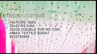 ceiling decoration material , 9924799905 AMAR TEXTILE SURAT GUJARAT