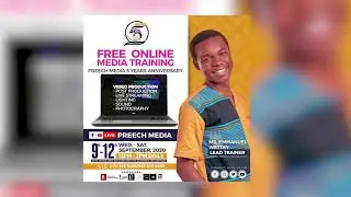 PREECH MEDIA ANNIVERSARY - FREE ONLINE TECH TRAINING - ADVERT