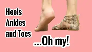 Trying on Strappy Sandals | Bare Feet