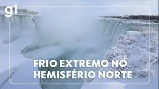 Frio extremo vem tomando o Hemisf&eacute;rio Norte; veja imagens impressionantes