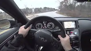 2022 INFINITI Q50S Red Sport 400 P.O.V Review