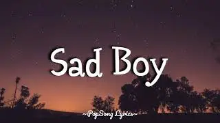 R3HAB & Jonas Blue - Sad Boy (Lyrics) ft. Ava Max & Kylie Cantrall