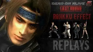 Dead or alive 5 Last Round: Rojikku Effect (Mila) vs Jaegar (Nyo)