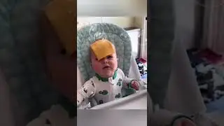 Basta una sottiletta 🤣 how you can stop baby from crying (cheese) #videodivertenti #humor #risate